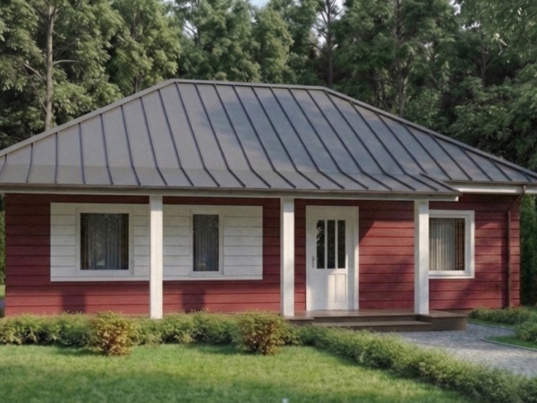 Проект каркасного дома КД-118-8 площадью 118 м² в стиле скандинавский