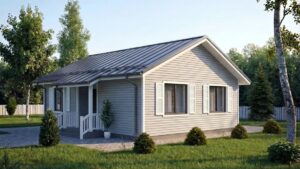 lagom 37 американский стиль проект каркасного дома 9х8 с 2 спальнями