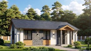 lagom 38 польский стиль проект каркасного дома 12х8 с 3 спальнями