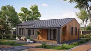 lagom 40 барнхаус проект каркасного дома 12х9 с 3 спальнями