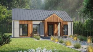 lagom 41 классический стиль проект каркасного дома 12х9 с 3 спальнями