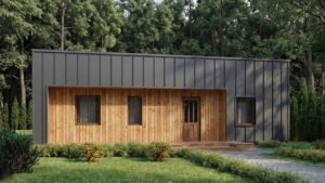 lagom 44 барнхаус проект каркасного дома 12х9 с 3 спальнями