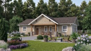 lagom 46 американский стиль проект каркасного дома 17х10 с 5 спальнями