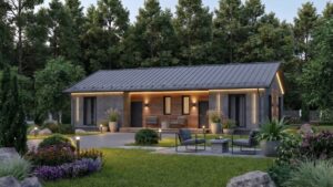 lagom 46 классический стиль проект каркасного дома 17х10 с 5 спальнями