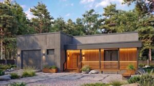 lagom 47 классический стиль проект каркасного дома 17х15 с 3 спальнями