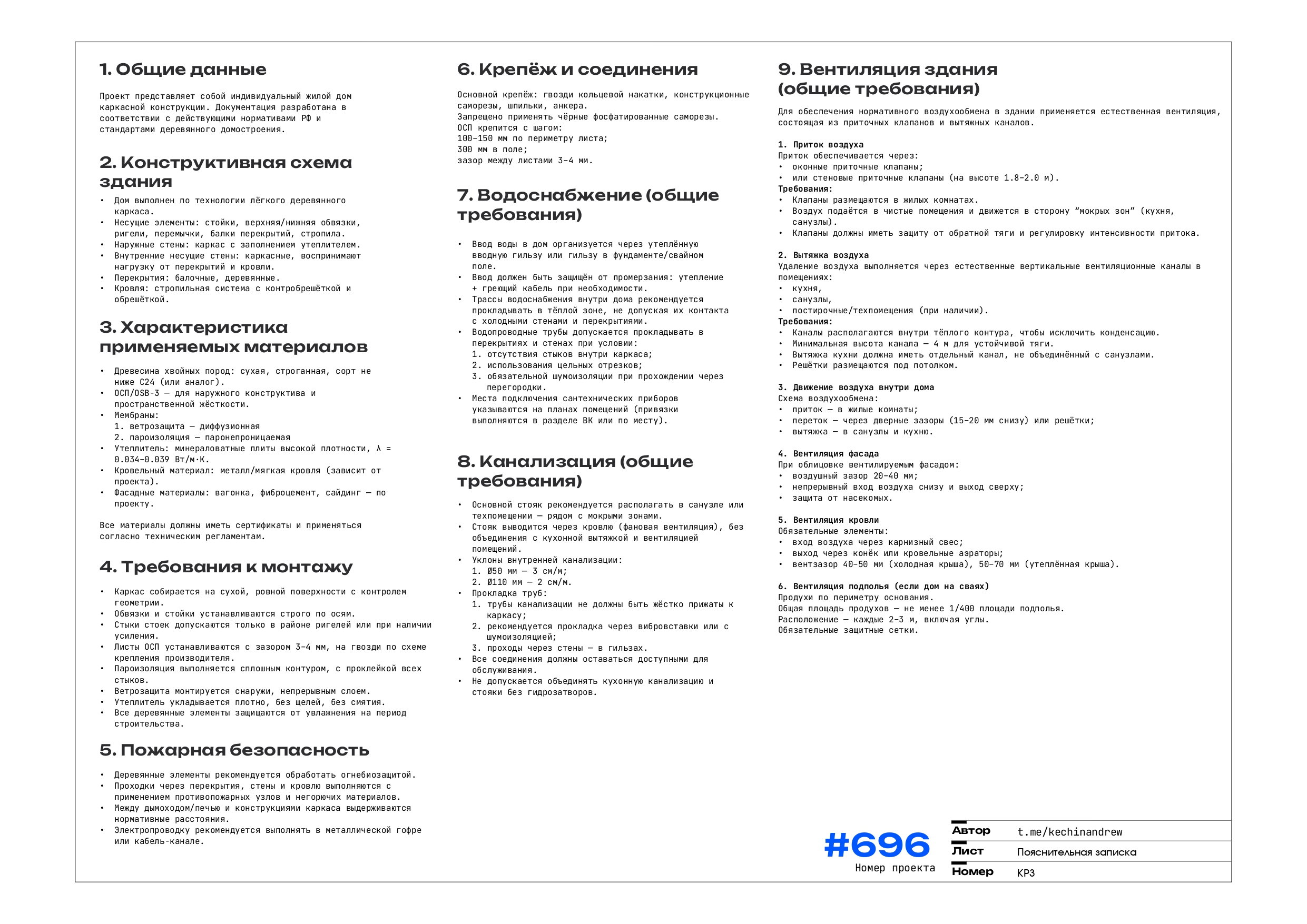 Пояснительная записка