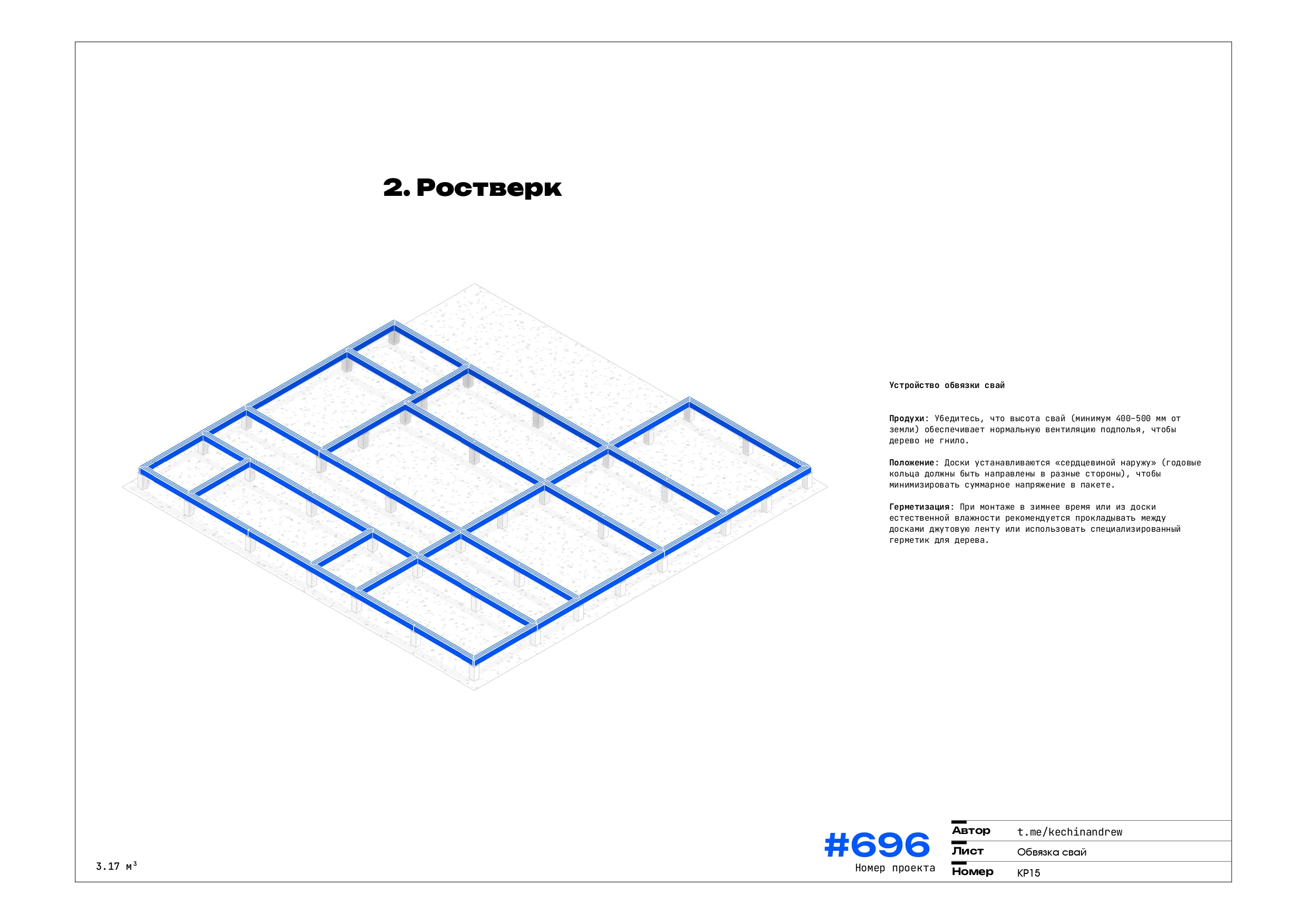 Обвязка свай